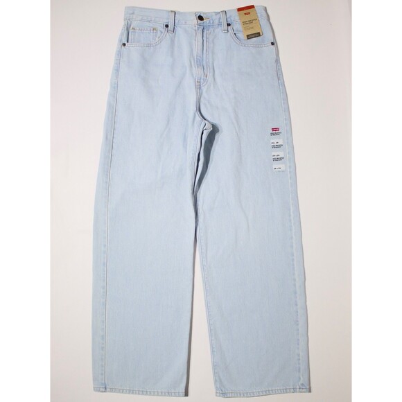 NWT $69.50 Levi's High Waisted Wide Leg Straight Jeans Light Wash Women Sz 29x29 - Picture 2 of 16